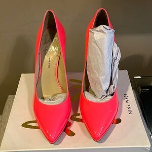 Nine West Neon Pink Heels